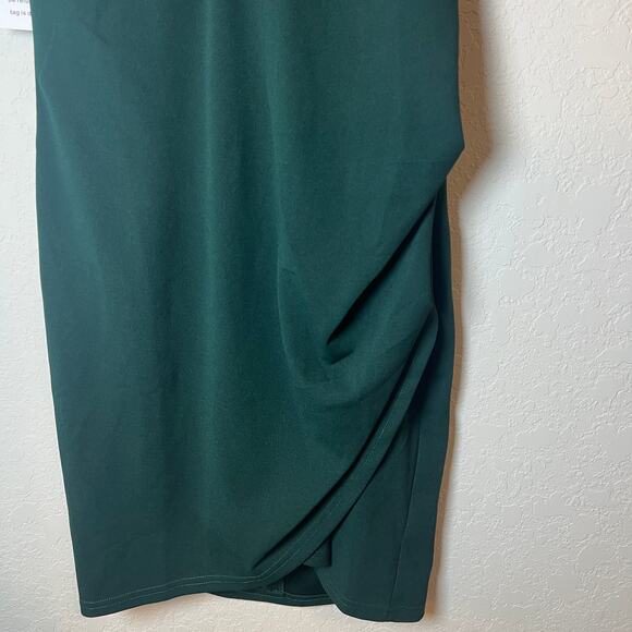 IHot Women's Dark Green Sleeveless Dress Size M NEW - Picture 3 of 8